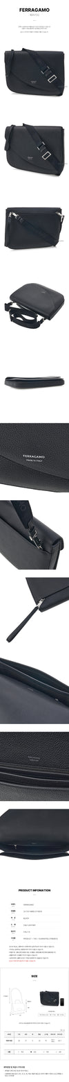 SALVATORE FERRAGAMO Piamma Crossbody-Bag 24 1707 NERO 0779076 SS25 139346020 [P]