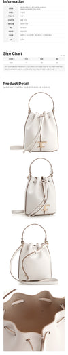 Tods Timeless Logo Bucket Bag Ivory 26FW 159724456 [P]