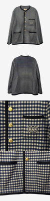 GUCCI Interlocking G Woll Gingham Jacke 52 162954478 [P]