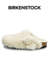 BIRKENSTOCK ビッグバックルテディスリッパ1025664エッグシェル 151320480 [P]