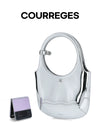 COURREGES Tote Bag mit Spiegelfinish 325GSA102PU0017 MIRROR 143878169 [P]
