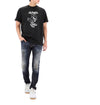 MONCLER Lucky Chance Logo Druck T-Shirt Größe XXL 8C00016 89AJS 998 145876702 [P]
