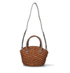HELEN KAMINSKI Raya Raffia Basket Shoulder Bag BAG52020 NUTSHELL CHOCOLATE 150509407 [P]