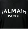 Balmain Logo Print Crop Sweatshirt EF1JQ002BB02 EAB 139775120 [P]