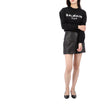 Balmain Logo Print Crop Sweatshirt EF1JQ002BB02 EAB 139775120 [P]