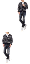THOM BROWNE Shetland-Schafwoll-Mischung V-Ausschnitt Cardigan 146989545 [P]