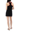 COURREGES Kontrast Scuba Mini Kleid 125JRO577JS0203 125857114 [P]