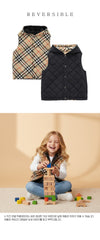 BURBERRY Reversible Checked Padded Vest für Kinder 6 Jahre 127306298 [P]