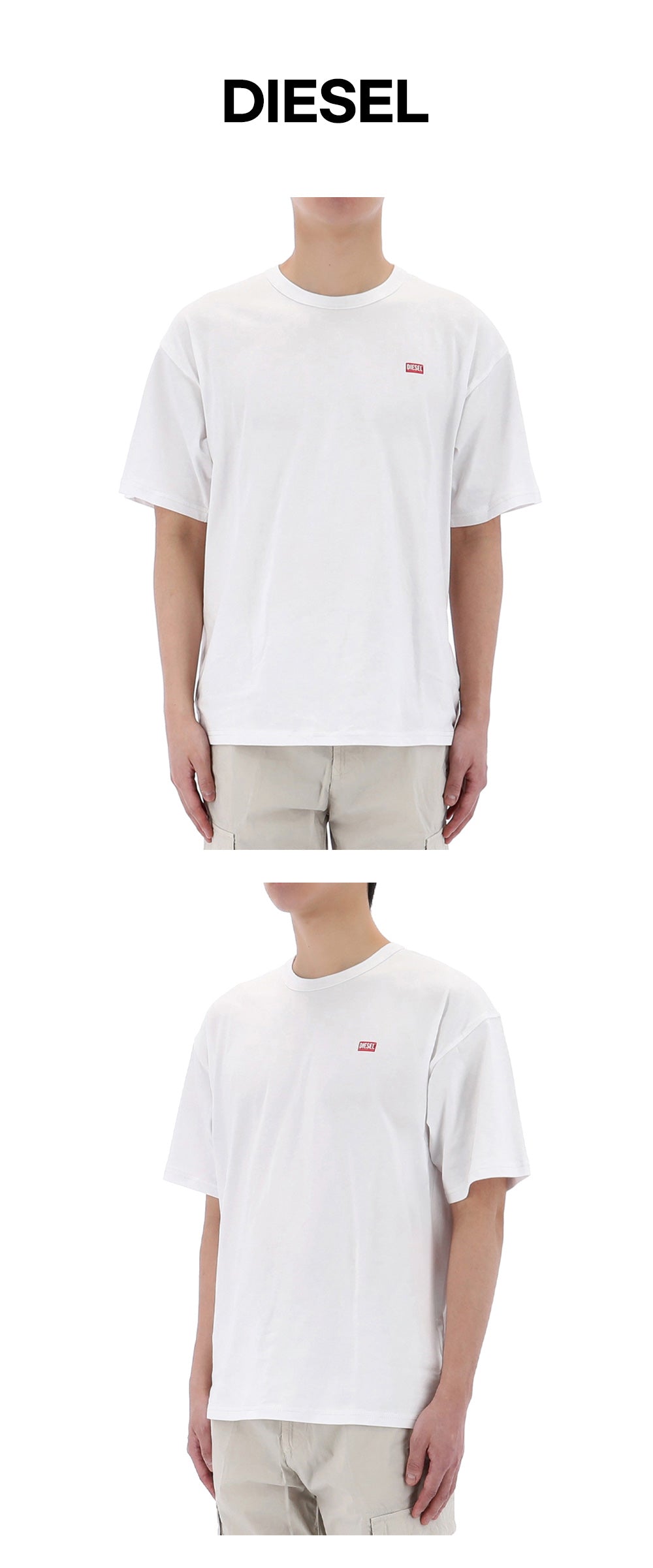 Diesel 25SS T-BOXT Short Sleeve T-Shirt A16400 0QIAM 100 132255894