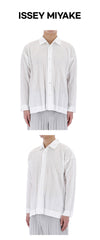 ISSEY MIYAKE Lucky Chance Edge Long Sleeve Shirt Size 105 HP56 FJ306 01 133258440 [P]