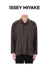 ISSEY MIYAKE Lucky Chance Edge Long Sleeve Shirt Size 105 HP56 FJ306 14 130618618 [P]