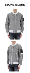 STONE ISLAND Nylon Metall Bomberjacke mit Wappen-Patch K1S154100019 S0020 V0061 132428646 [P]