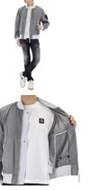 STONE ISLAND Nylon Metall Bomberjacke mit Wappen-Patch K1S154100019 S0020 V0061 132428646 [P]