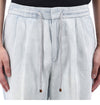 Brunello Cucinelli Drawstring Linen Denim Pants Size 56 137846816 [P]