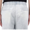 Brunello Cucinelli Drawstring Linen Denim Pants Size 56 137846816 [P]