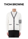 THOM BROWNE 4サイズ ラッキー チャンス 4バー ヘクター インタージャカード カーディガン MKC582A Y3006 100 135444134 [P]