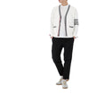 THOM BROWNE 4サイズ ラッキー チャンス 4バー ヘクター インタージャカード カーディガン MKC582A Y3006 100 135444134 [P]
