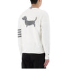 THOM BROWNE 4サイズ ラッキー チャンス 4バー ヘクター インタージャカード カーディガン MKC582A Y3006 100 135444134 [P]