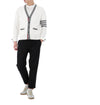 THOM BROWNE 4サイズ ラッキー チャンス 4バー ヘクター インタージャカード カーディガン MKC582A Y3006 100 135444134 [P]