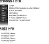 GROUNDS 250mm Sneaker aus Fell Aurora Schwarz Eis Grau 127307537 [P]