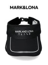 MARK & LONA ストレッチラインサンキャップ MXF-5A-FC04 ブラック 142209527 [P]