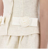 Self-Portrait Lucky Chance Boucle Bow Detail Mini Dress 123903889 [P]