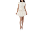 Self-Portrait Lucky Chance Boucle Bow Detail Mini Dress 123903889 [P]