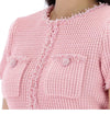 Self-Portrait Mini Dress with Textured Knit M Size RS25087SAP 123904175 [P]