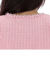 Self-Portrait Mini Dress with Textured Knit M Size RS25087SAP 123904175 [P]