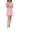 Self-Portrait Mini Dress with Textured Knit M Size RS25087SAP 123904175 [P]