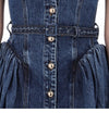 Self-Portrait Flare Denim Mini Dress 157871174 [P]