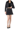 Self-Portrait Textured Denim Jacket 157871162 [P]