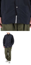 NANAMICA Button-Down Wind Shirt SUGF350E Dunkelmarine 132808863 [P]