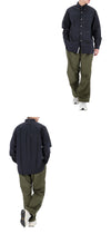 NANAMICA Button-Down Wind Shirt SUGF350E Dunkelmarine 132808863 [P]