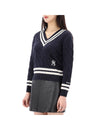 SPORTY & RICH Yankees Serif Cable Knit 125405620 [P]