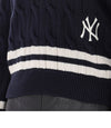 SPORTY & RICH Yankees Serif Cable Knit 125405620 [P]