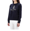 SPORTY & RICH コットンニット WS065606205BL106 XSサイズ 142965060 [P]