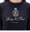 SPORTY & RICH コットンニット WS065606205BL106 XSサイズ 142965060 [P]