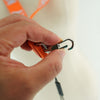 BURBERRY Kingdom Logo Orange Nylon Strap Necklace 80242441 143660315 [P]