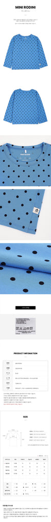 MINI RODINI Polka-Dot Langarm-T-Shirt 155924173 [P]