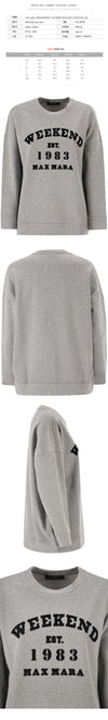 MaxMara Fleece Sweatshirt Light Grey 159257476 [P]