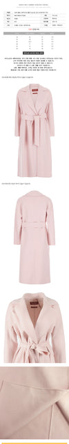 MAXMARA Wollmantel mit Gürtel 26SS MSTCLES Rosé 2616011011 016 159257495 [P]