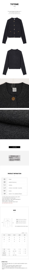 Other Brand Women's Hammered Button Cardigan 159541708 [P]