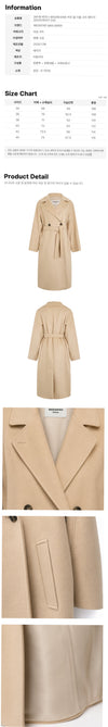 MaxMara Virgin Wool Double Coat Beige 2625016021 042 159257524 [P]