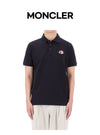 MONCLER トリコロール ロゴ パッチ ポロ 半袖 Tシャツ 8A00012 89A16 77X 158641522 [P]