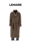 LEMAIRE ダブルウールラップコート 162258329 [P]