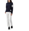 THOM BROWNE Langarmshirt aus Baumwolle mit diagonalen Streifen FJS103G 07862 415 163204858 [P]
