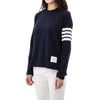 THOM BROWNE Langarmshirt aus Baumwolle mit diagonalen Streifen FJS103G 07862 415 163204858 [P]