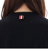 THOM BROWNE Merino-Woll-Kurzarmstrickpullover mit diagonalen Streifen FKA471B Y1014 415 158579671 [P]