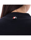 THOM BROWNE Merinowolle gestreifter V-Ausschnitt Cardigan 158505956 [P]